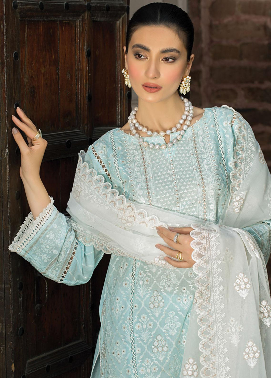 Lakhany Embroidered  Suits Unstitched 3 Piece LSM23LF LED-4013 - Festive Collection