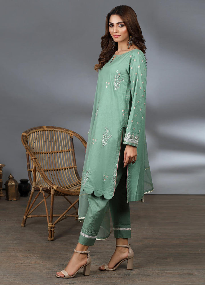 Lakhany Pret Embroidered  Cambric 3 Piece Suit LSM21CM LSM-2221