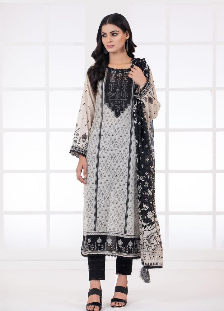 Lakhany Casual Pret  Lawn 3 Piece Suit LSM-2782