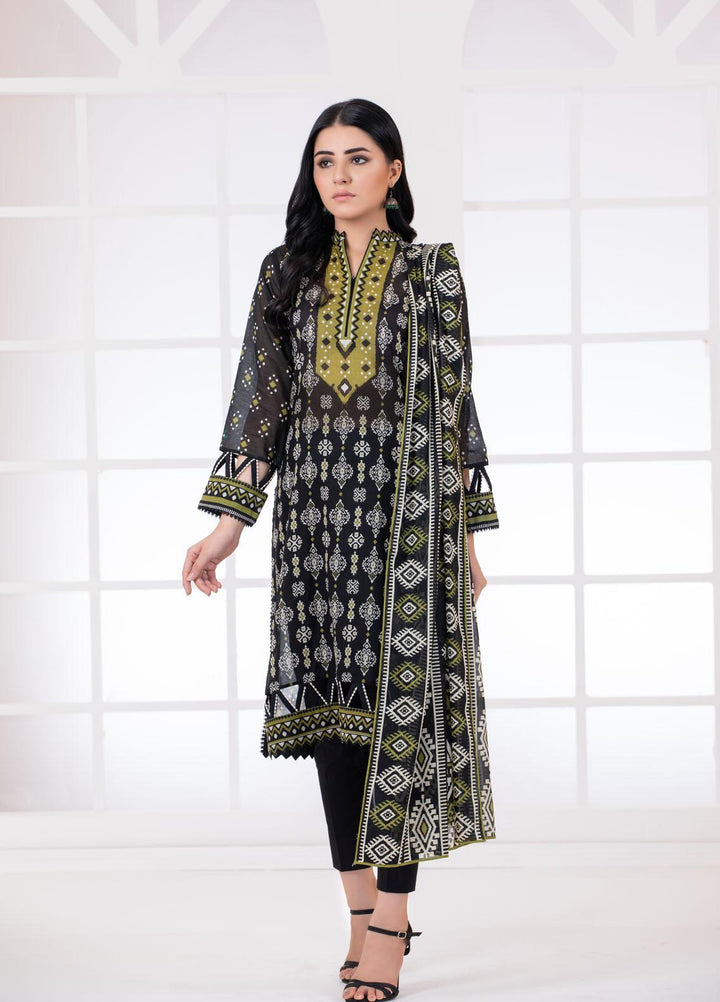 Lakhany Casual Pret  Lawn 3 Piece Suit LSM-2785