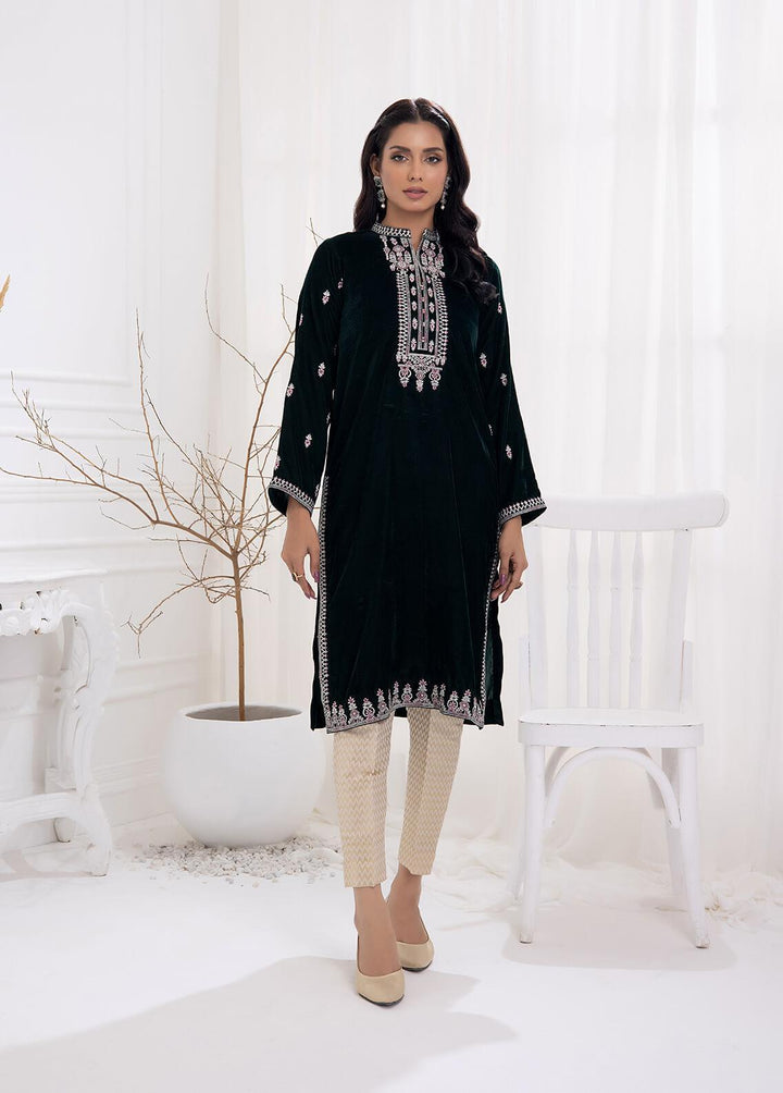 Lakhany Pret Embroidered  Velvet Kurti LSM22V LSM-2887