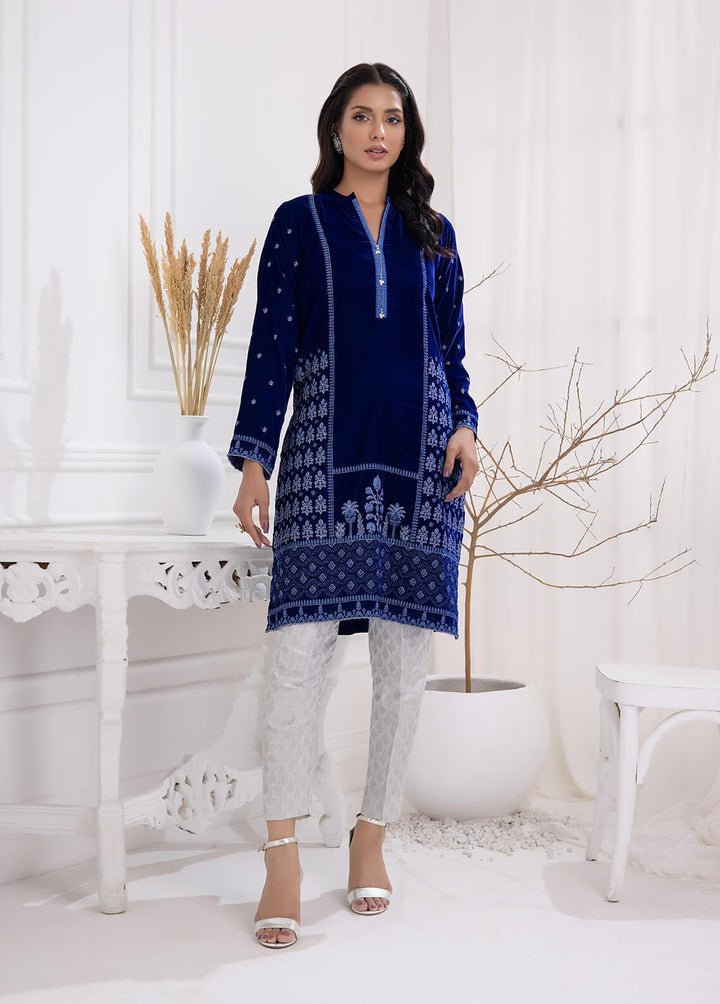 Lakhany Pret Embroidered  Velvet Kurti LSM22V LSM-2888