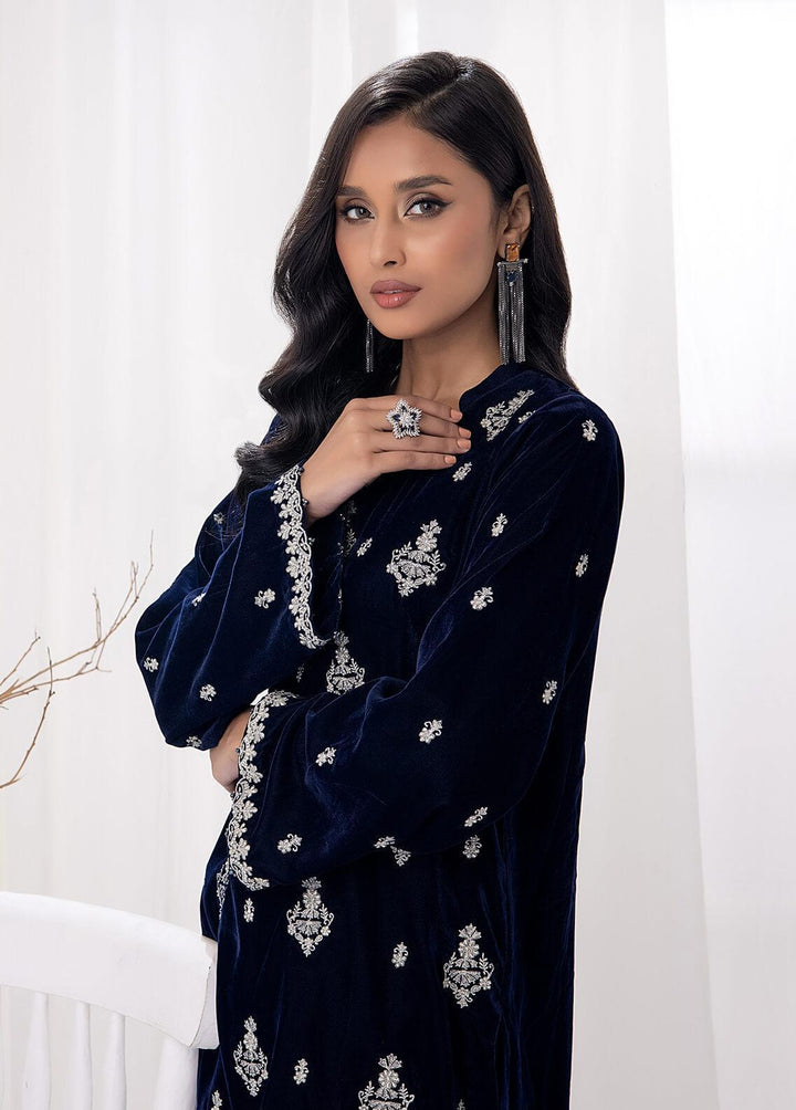 Lakhany Pret Embroidered  Velvet Kurti LSM22V LSM-2889