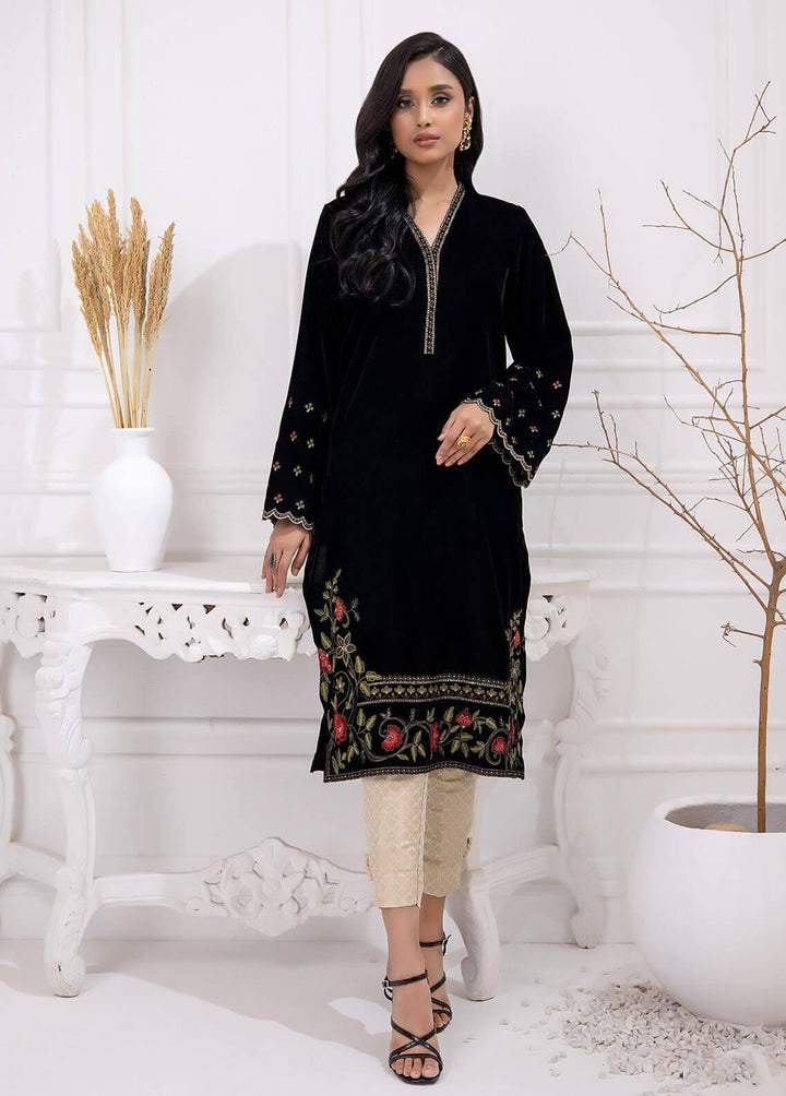 Lakhany Pret Embroidered  Velvet Kurti LSM22V LSM-2890