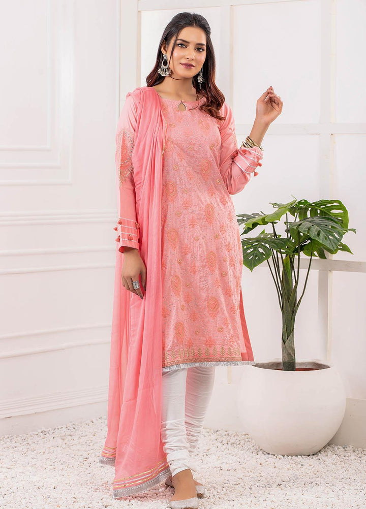 Lakhany Embroidered Chikankari Stitched Kurtis LSM-2088