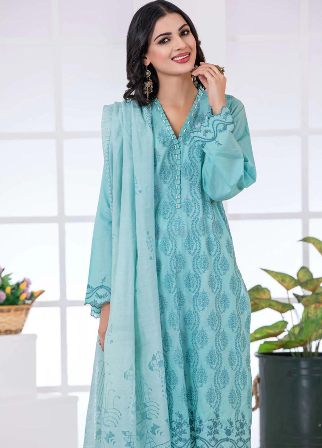 Lakhany Pret  Cambric 2 Piece Suit LSM-2740