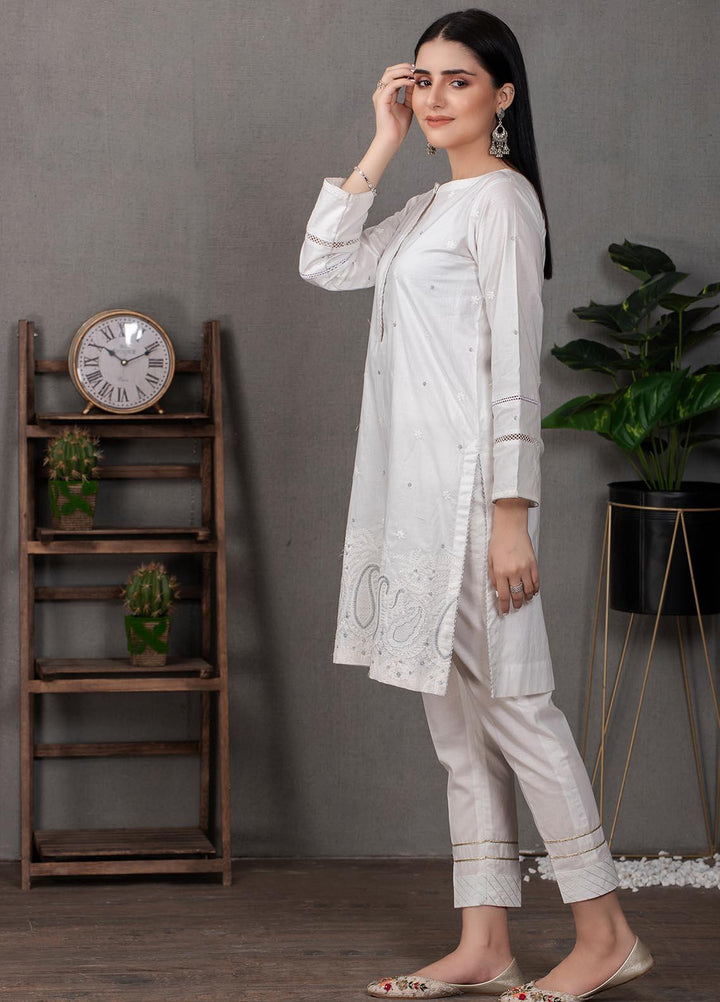Lakhany Pret Embroidered  Cotton Kurties LSM21CW LSM-2097