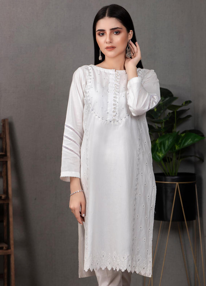 Lakhany Pret Embroidered  Cotton Kurties LSM21CW LSM-2098