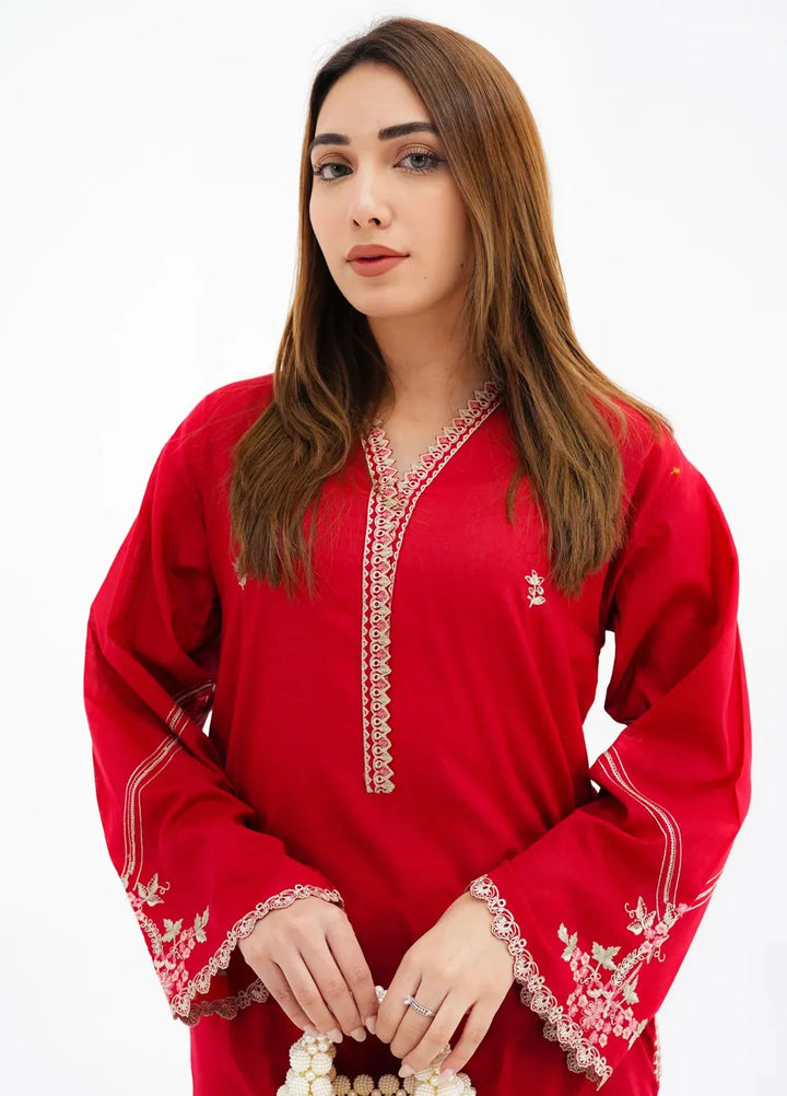 Lakhany Pret Embroidered Cambric 2 Piece Suit LG-UB-0069