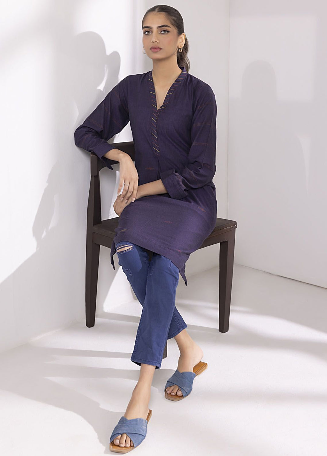 Lakhany Pret Embroidered Cotton Kurti LG-IZ-0144