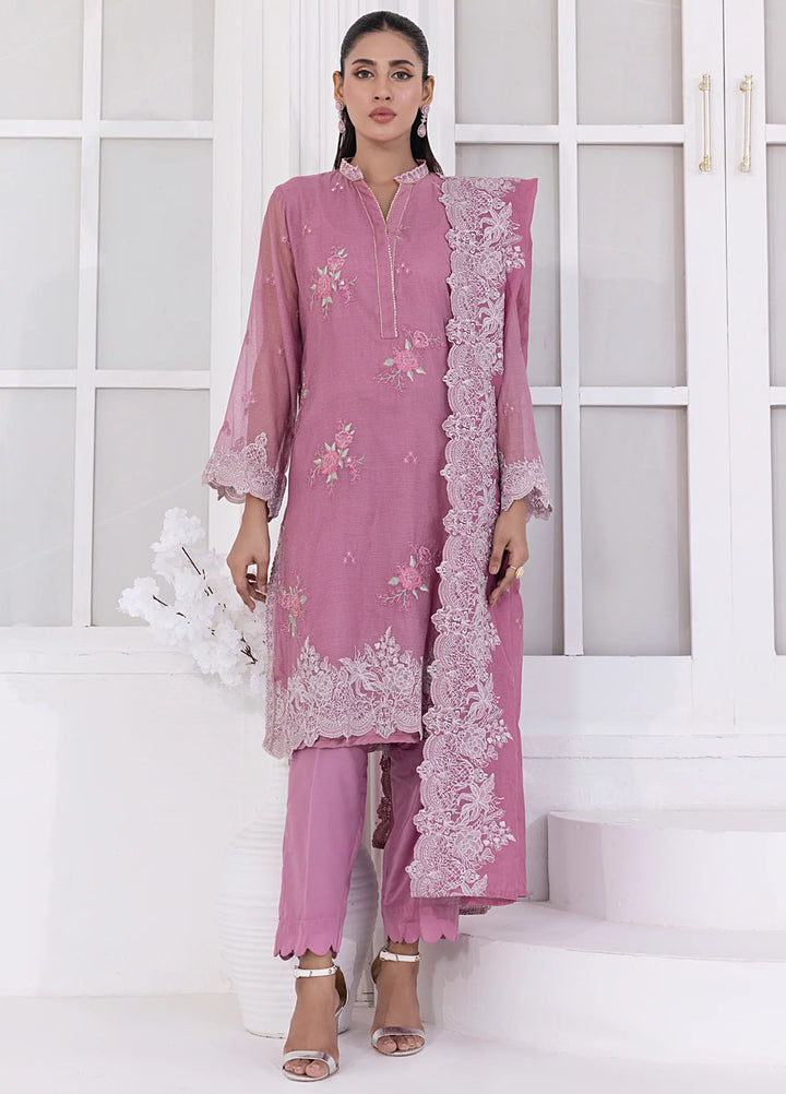 Lakhany Pret Embroidered Khaddi Net 3 Piece Suit LG-UB-0140