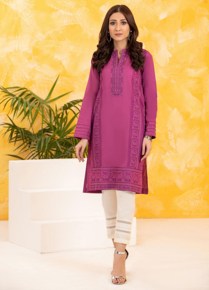 Lakhany Casual Pret Embroidered Cambric Kurtis LSM-2790