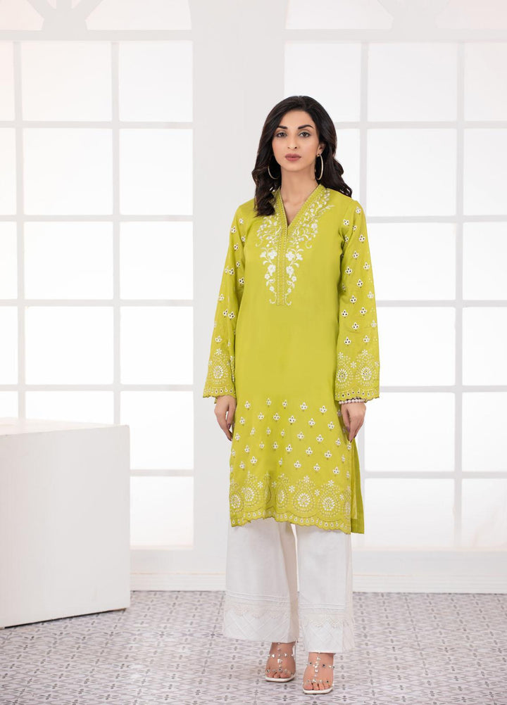 Lakhany Casual Pret Embroidered Cambric Kurtis LSM-2794