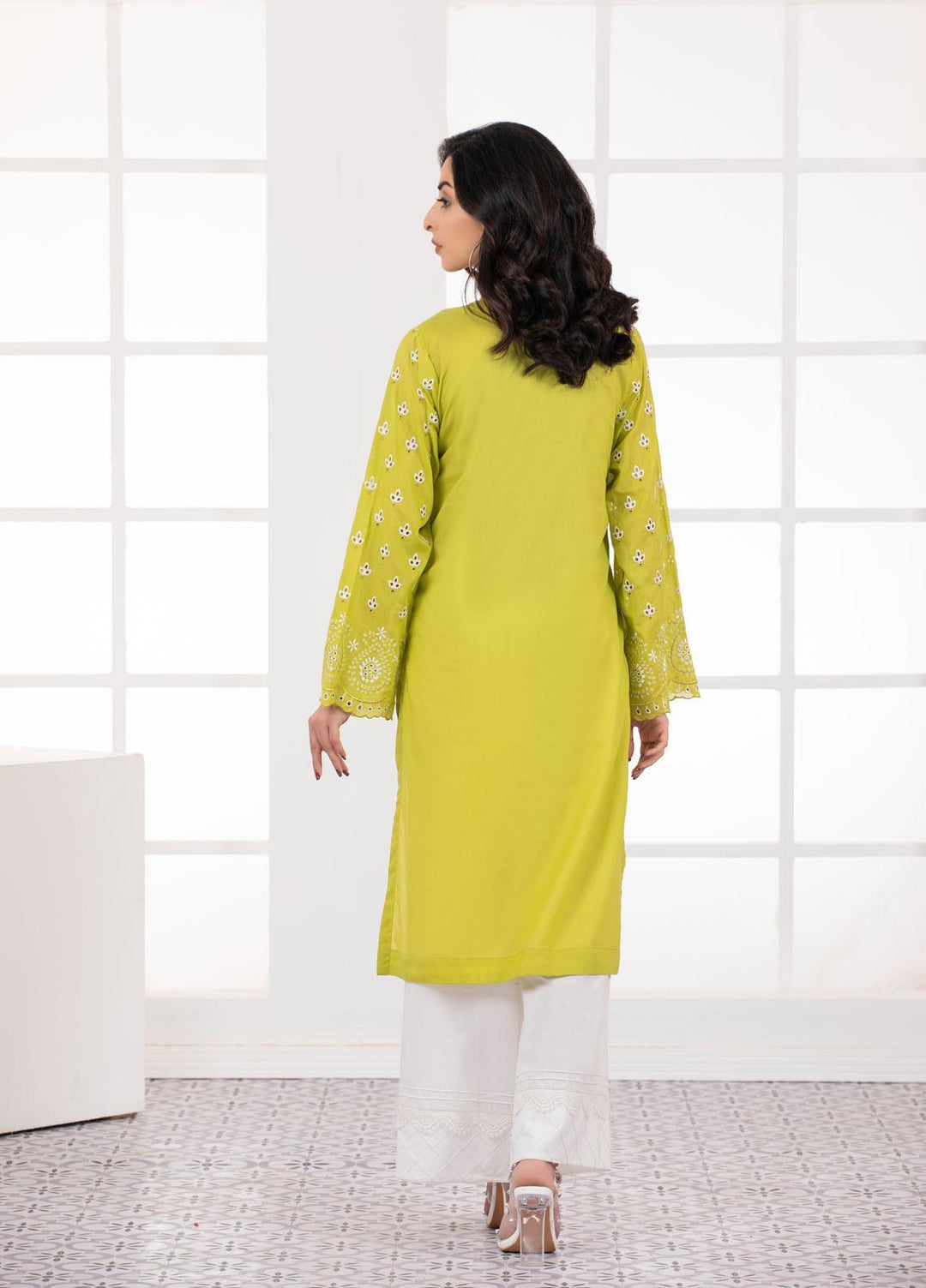 Lakhany Casual Pret Embroidered Cambric Kurtis LSM-2794