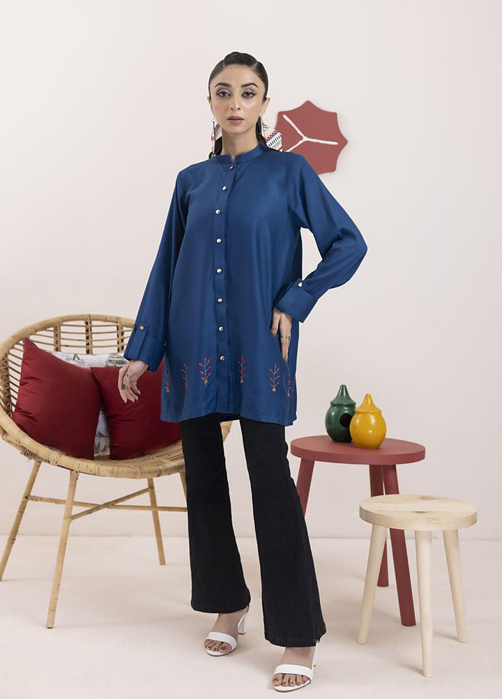 Lakhany Casual Pret  Cambric Top LG-SK-0075-W-EMB-1P