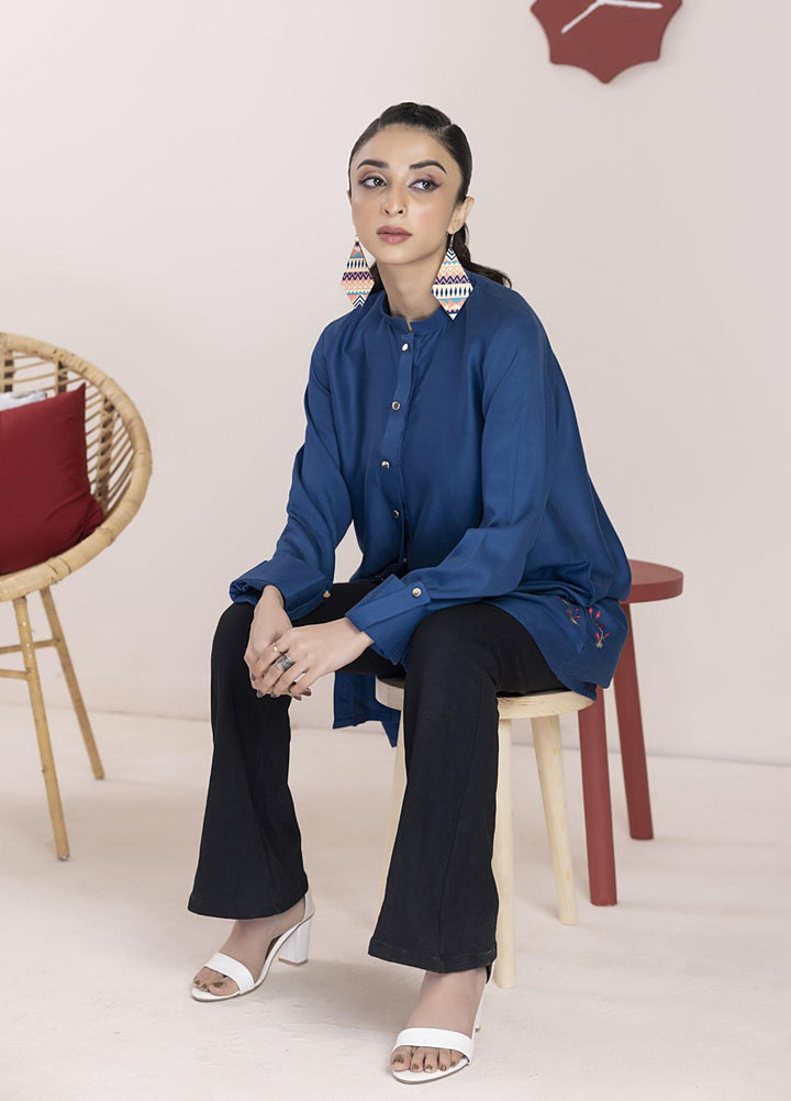 Lakhany Casual Pret  Cambric Top LG-SK-0075-W-EMB-1P