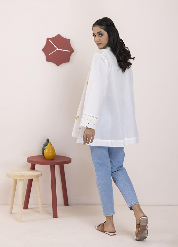 Lakhany Casual Pret  Cambric Top LG-SK-0073-W-EMB-1P