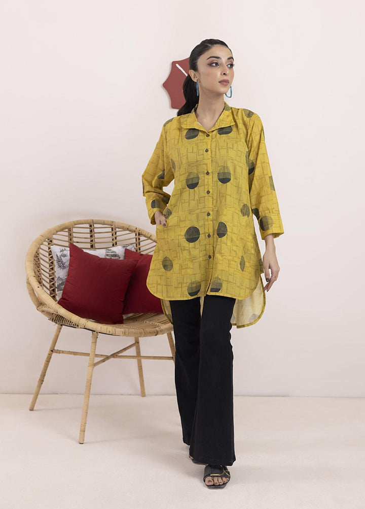 Lakhany Casual Pret  Cambric Top LG-ZH-0018-W-EMB-1P