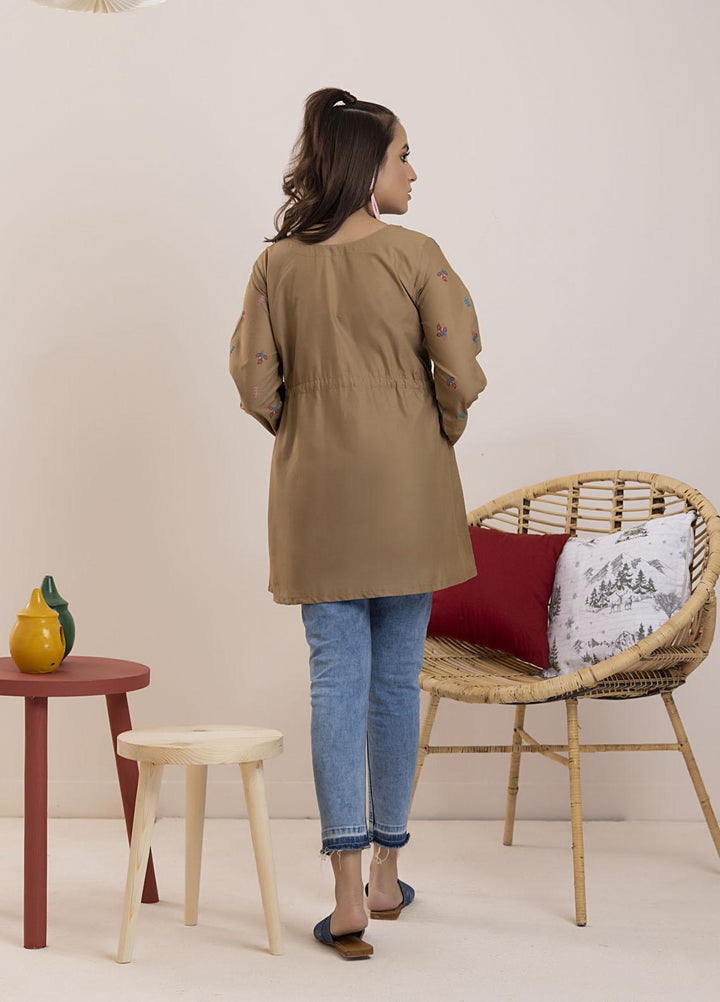 Lakhany Casual Pret  Cambric Top LG-SK-0076-W-EMB-1P