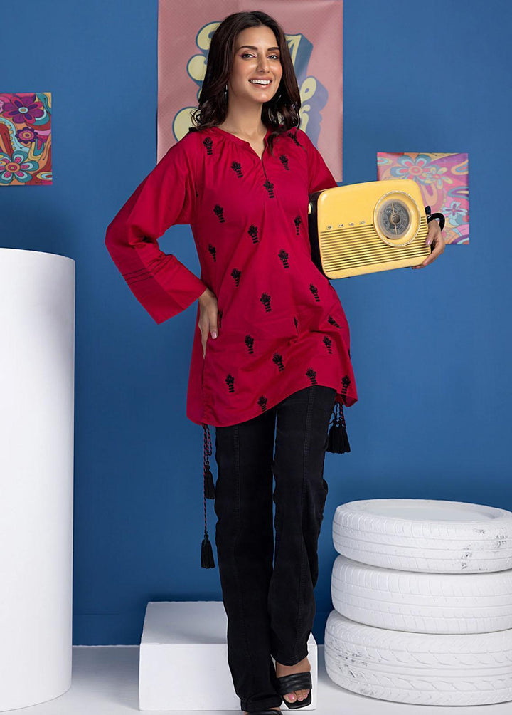 Lakhany Pret Embroidered Jacquard Kurti LSM23FT LSM-3232