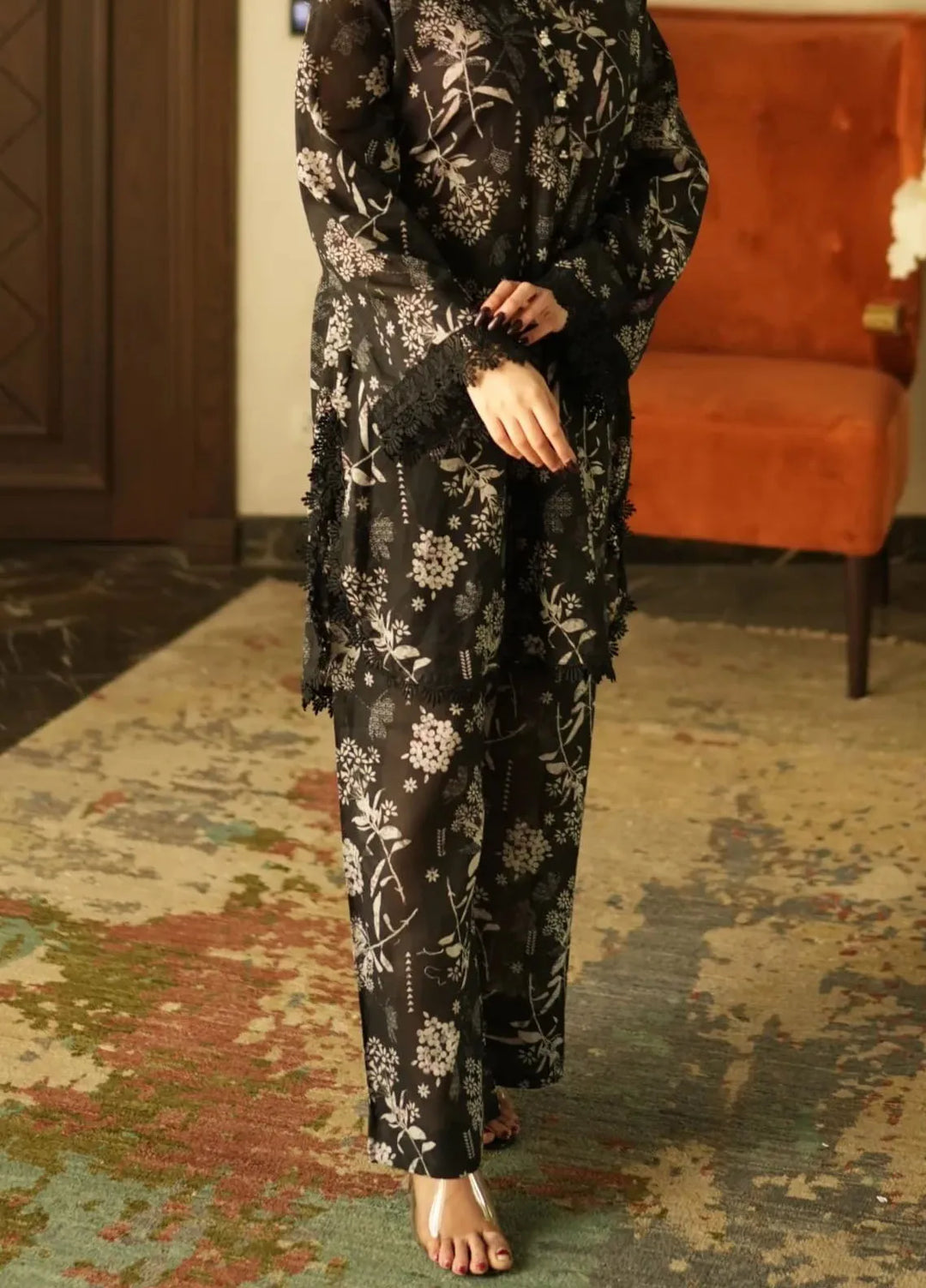Lakhany Pret Printed Lawn 2 Piece Suit LG-RL-0089-W-PRT-2P