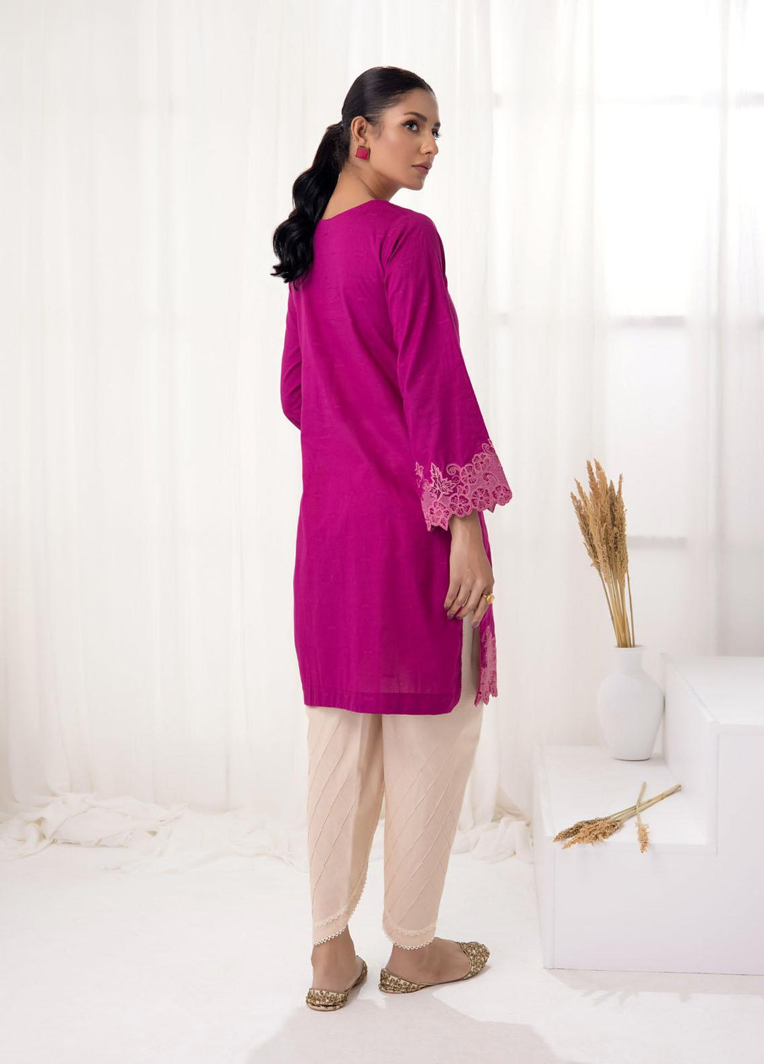 Lakhany Pret Embroidered Jacquard Shirt LSM-2919