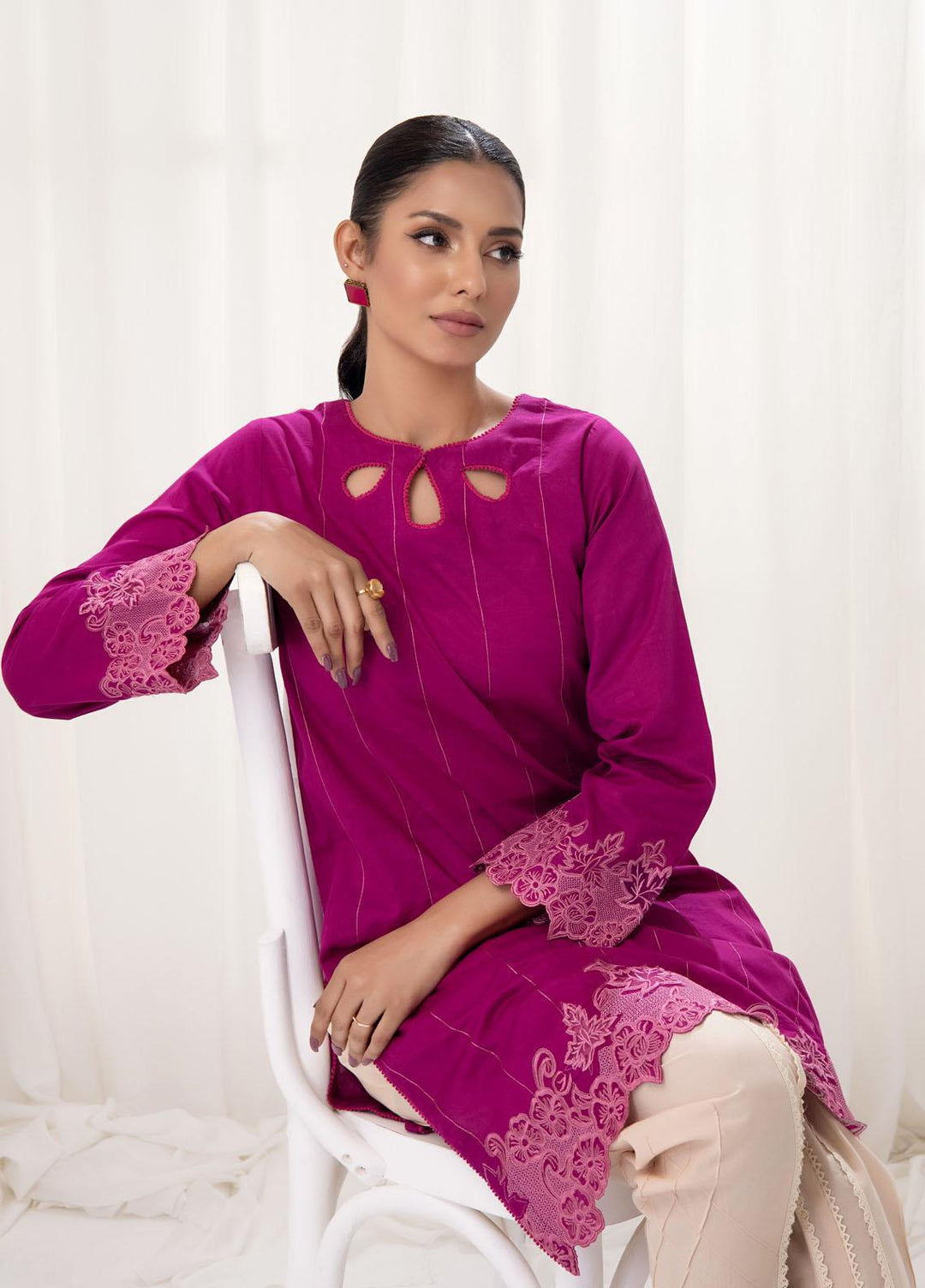 Lakhany Pret Embroidered Jacquard Shirt LSM-2919