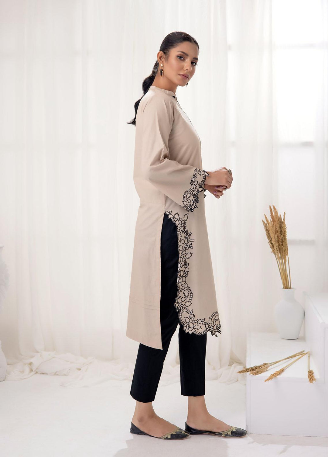 Lakhany Pret Embroidered Jacquard Shirt LSM-2916