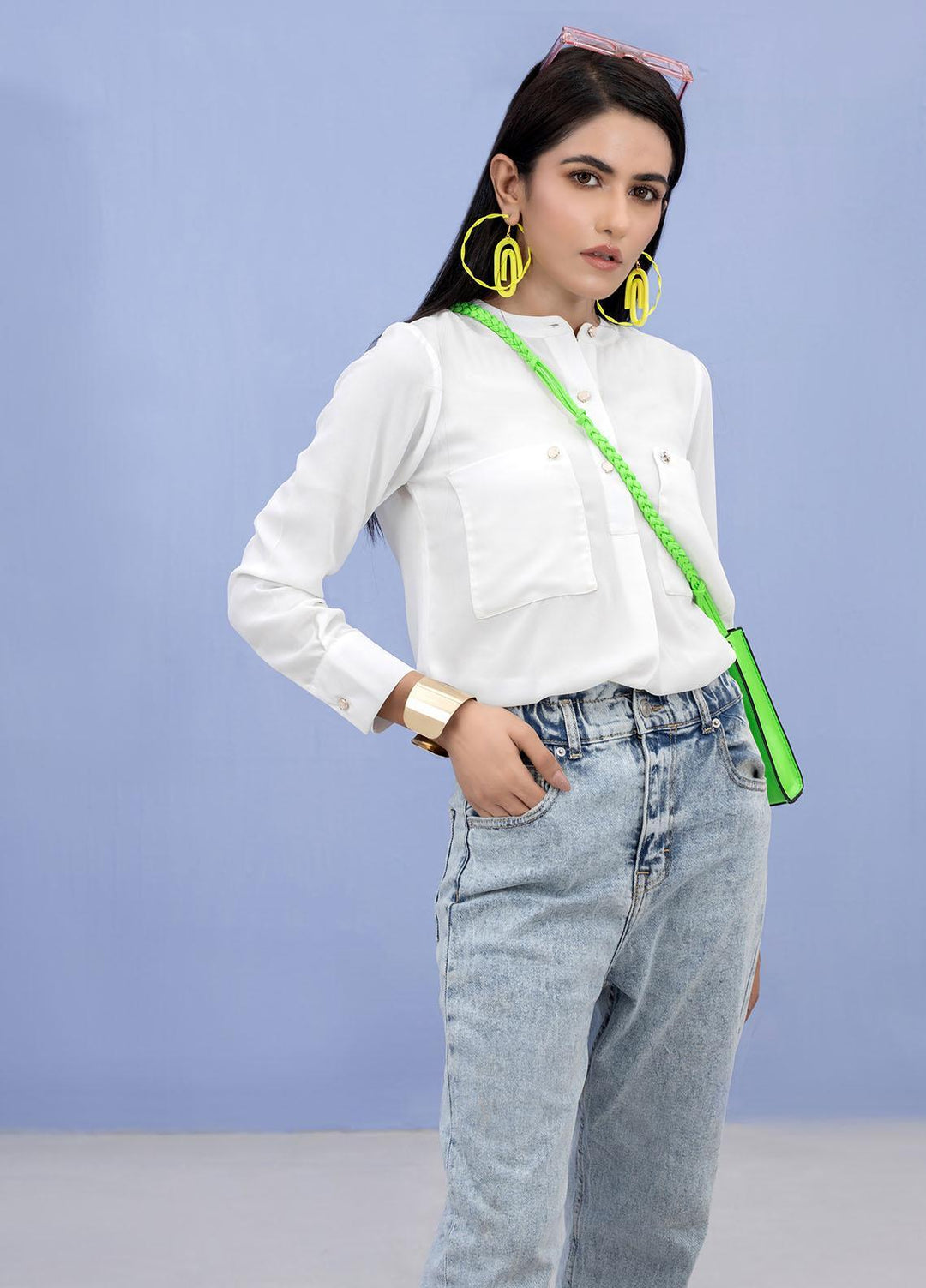 Lakhany Pret Fancy Crepe Shirt LSM21T 2390