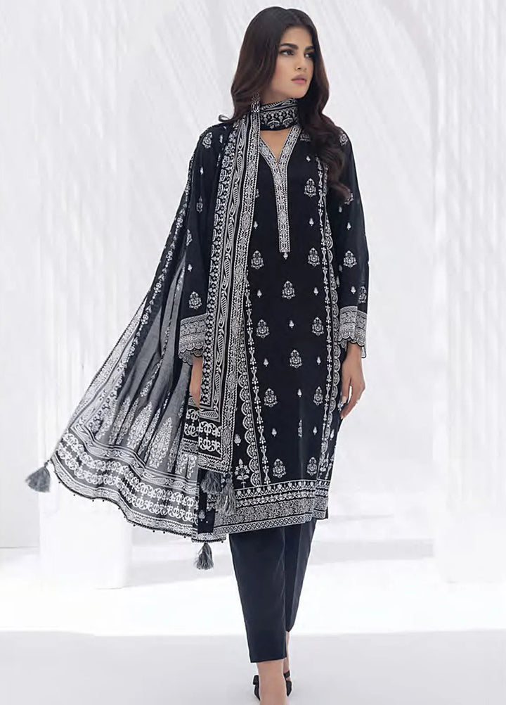 Lakhany Printed Lawn Suit Unstitched 3 Piece LSM24MC LG-AR-0009 - Summer Collection