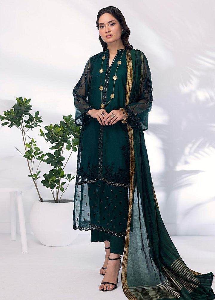 Lakhany Pret Embroidered Khaadi Net 3 Piece Suit LSM23RW LG-EA-0402