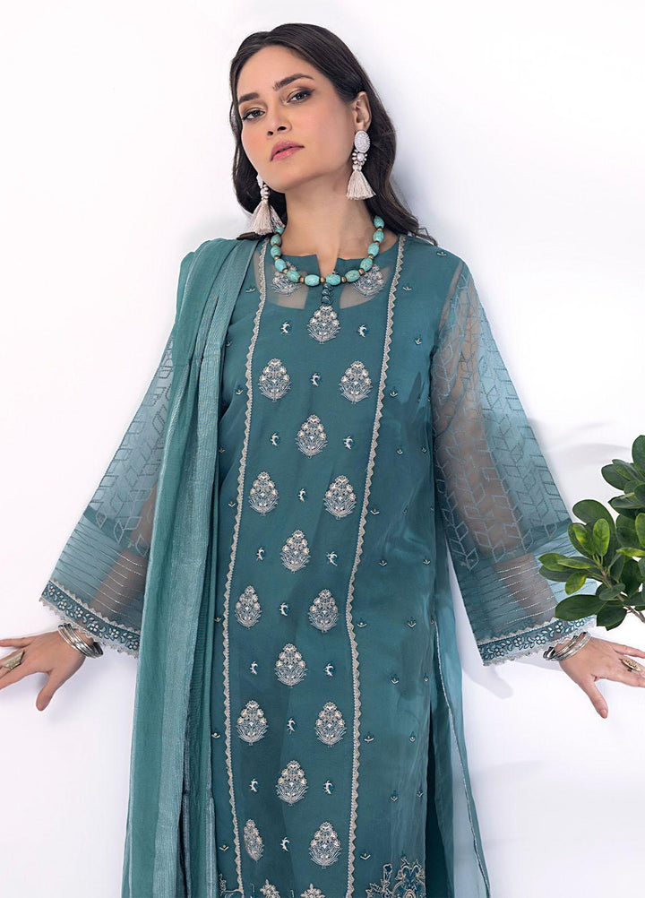 Lakhany Pret Embroidered Organza 3 Piece Suit LSM23RW LG-SS-0099