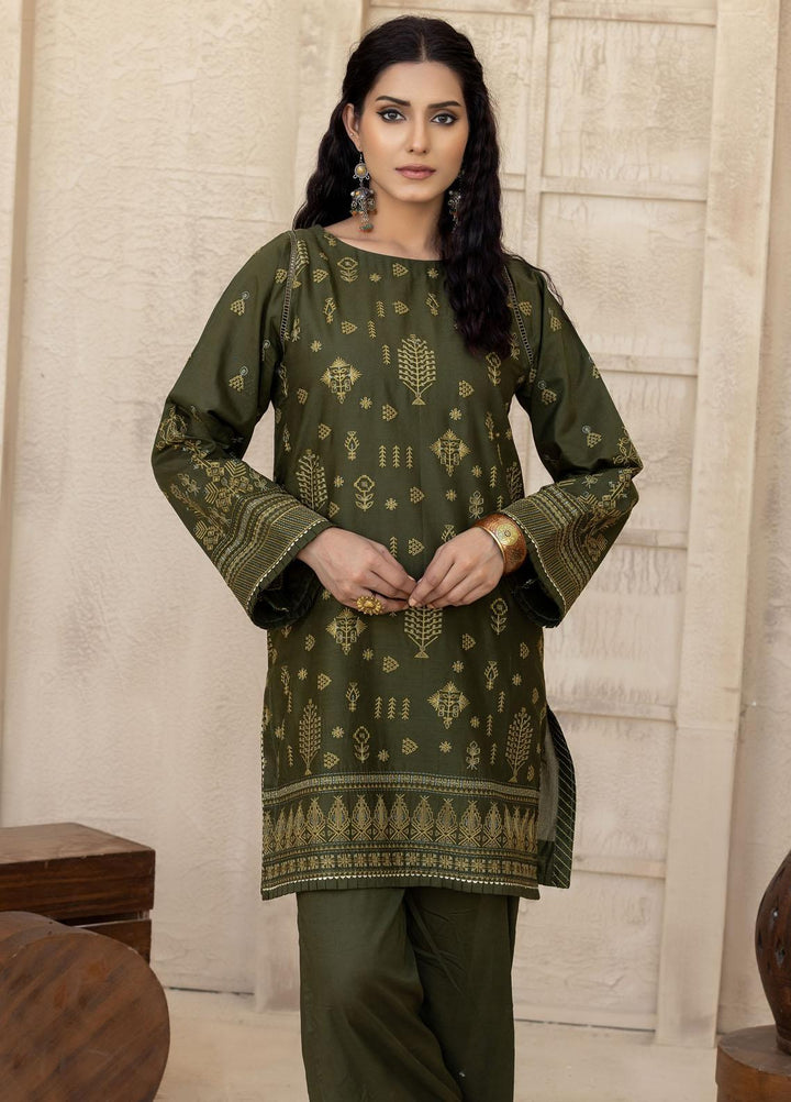 Lakhany Pret Embriodered Net 2 Piece Suit LSM-2641