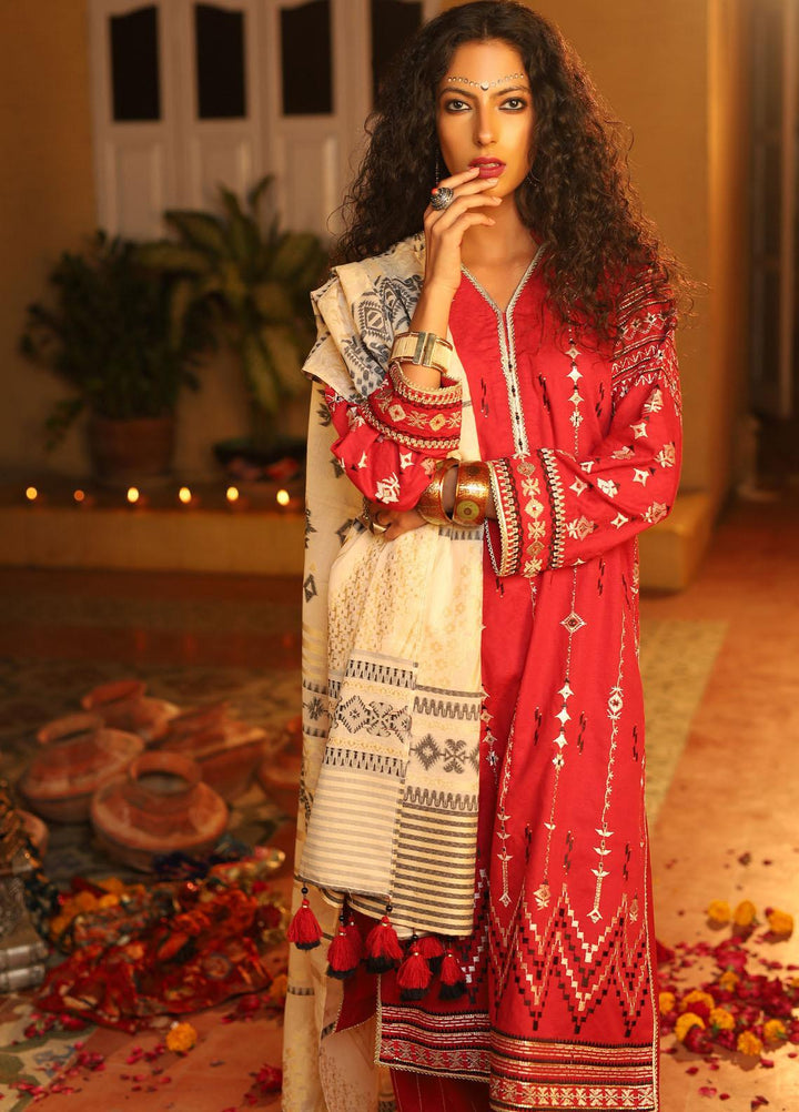 Shehnai By Lakhany Embroidered Woven Suits Unstitched 3 Piece LSM21SH 9817 - Festive Collection