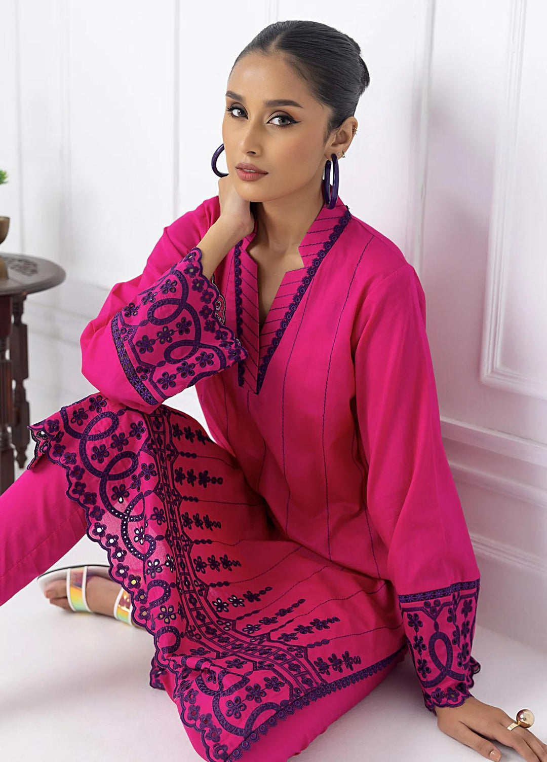 Lakhany Pret Embroidered Cambric 2 Piece Suit LSM23SP LG-SK-0077