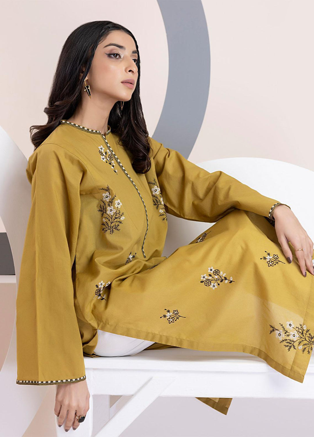 Lakhany Pret Embroidered Cambric Shirt LSM23S LG-EA-0419