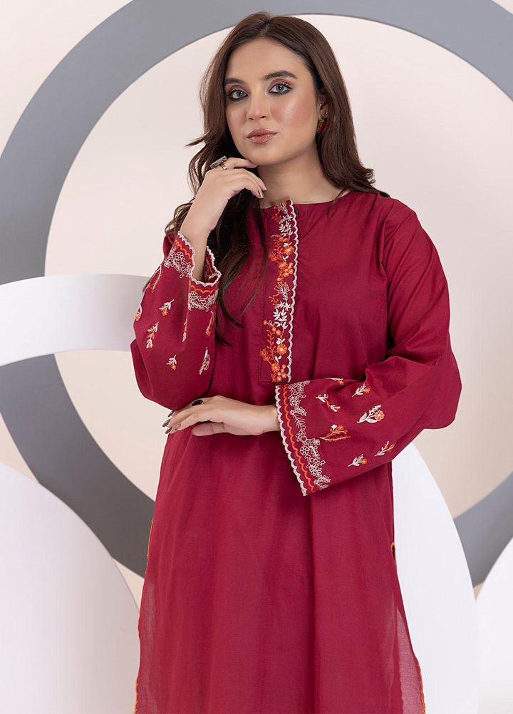 Lakhany Pret Embroidered Cambric Shirt LSM23S LG-SS-0025
