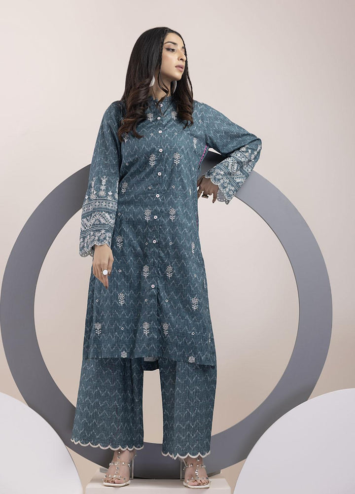 Lakhany Pret Embroidered Lawn 2 Piece Suit LSM-3057