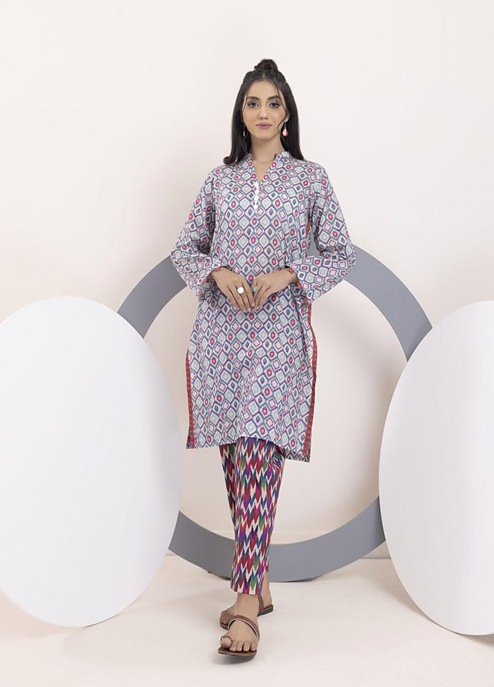 Lakhany Pret Printed Lawn 2 Piece Suit LSM-3032