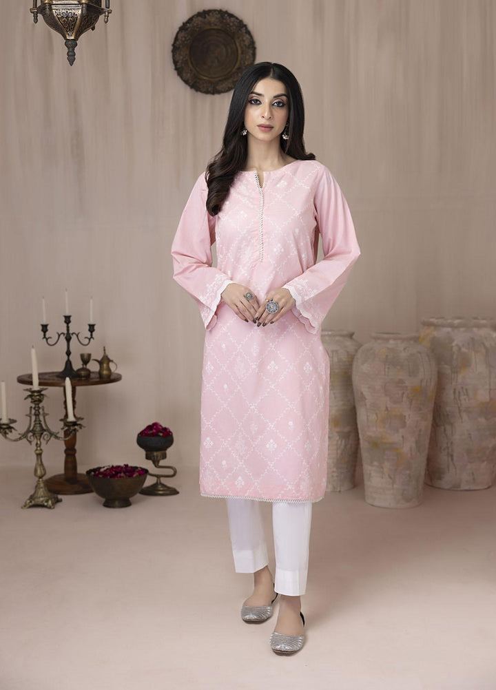 Lakhany Pret Embroidered Cambric Kurti LSM-3043