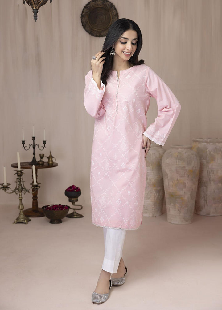 Lakhany Pret Embroidered Cambric Kurti LSM-3043
