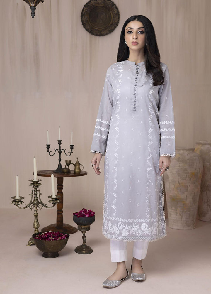 Lakhany Pret Embroidered Cambric Kurti LSM-3038