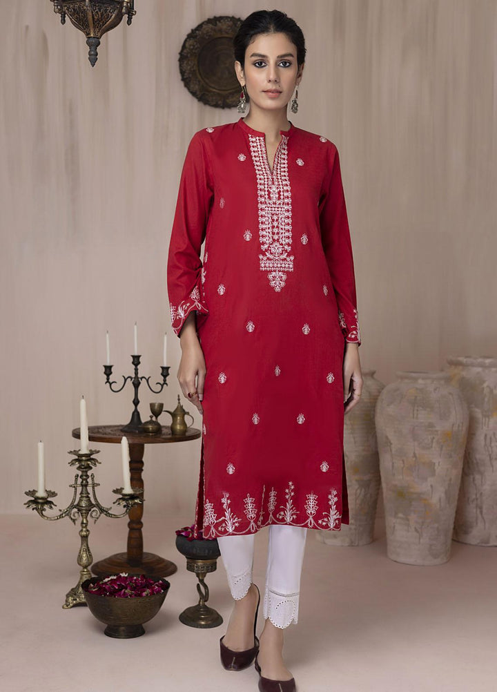 Lakhany Pret Embroidered Cambric Kurti LSM-3039
