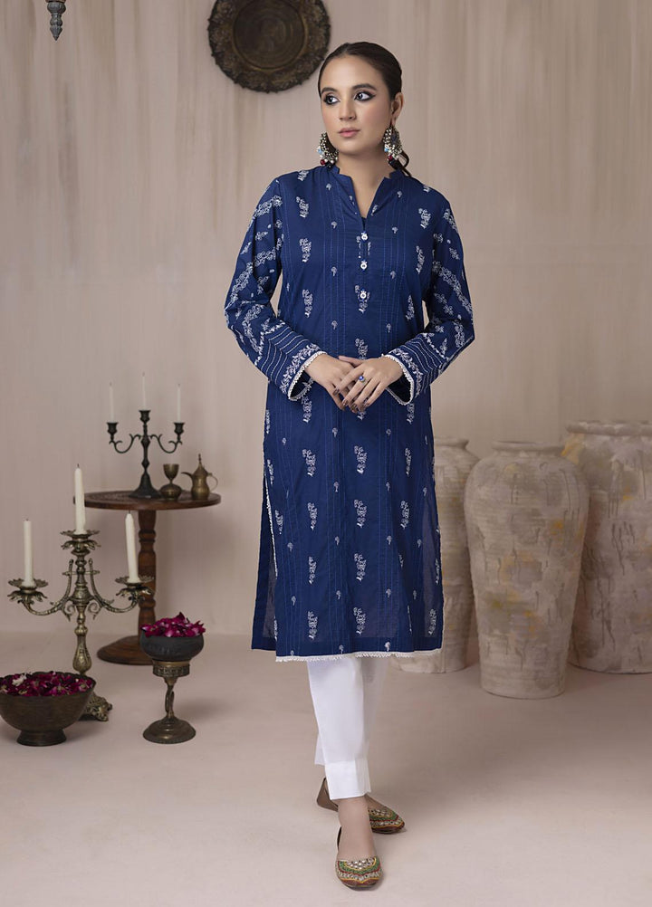 Lakhany Pret Embroidered Cambric Kurti LSM-3040