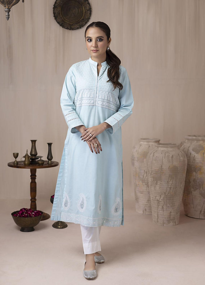 Lakhany Pret Embroidered Cambric Kurti LSM-3046