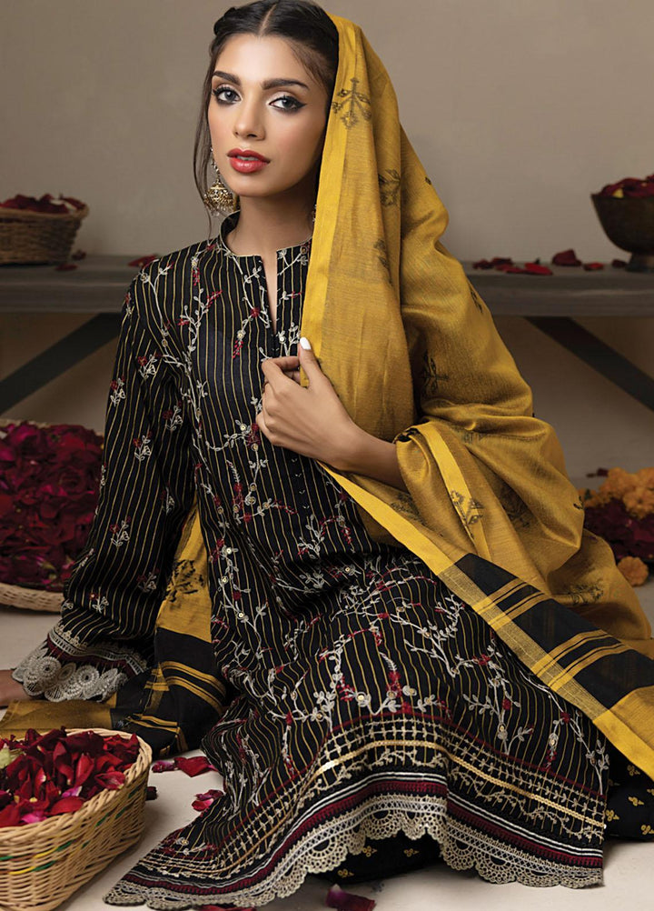 Lakhany Embroidered Lawn Suits Unstitched 3 Piece LSM23SS LG-ZH-0038 - Spring / Summer Collection