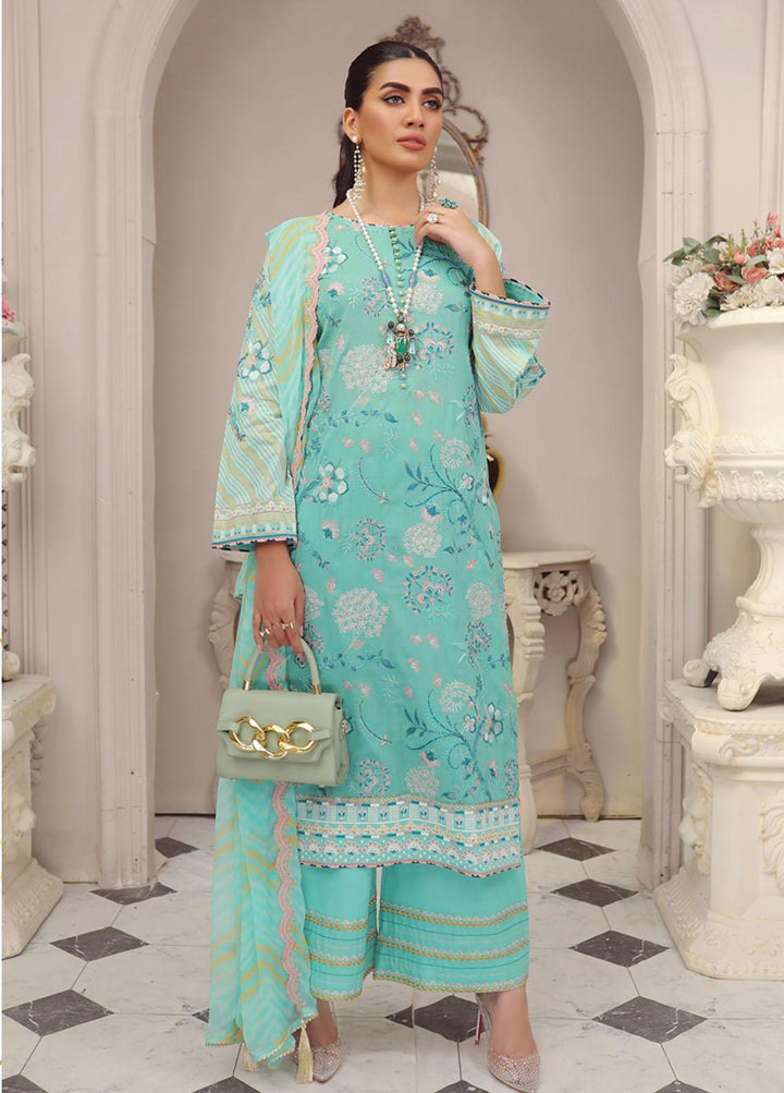 Lakhany Embroidered Dobby Suits Unstitched 3 Piece LSM23SG SG-5018 - Summer Collection