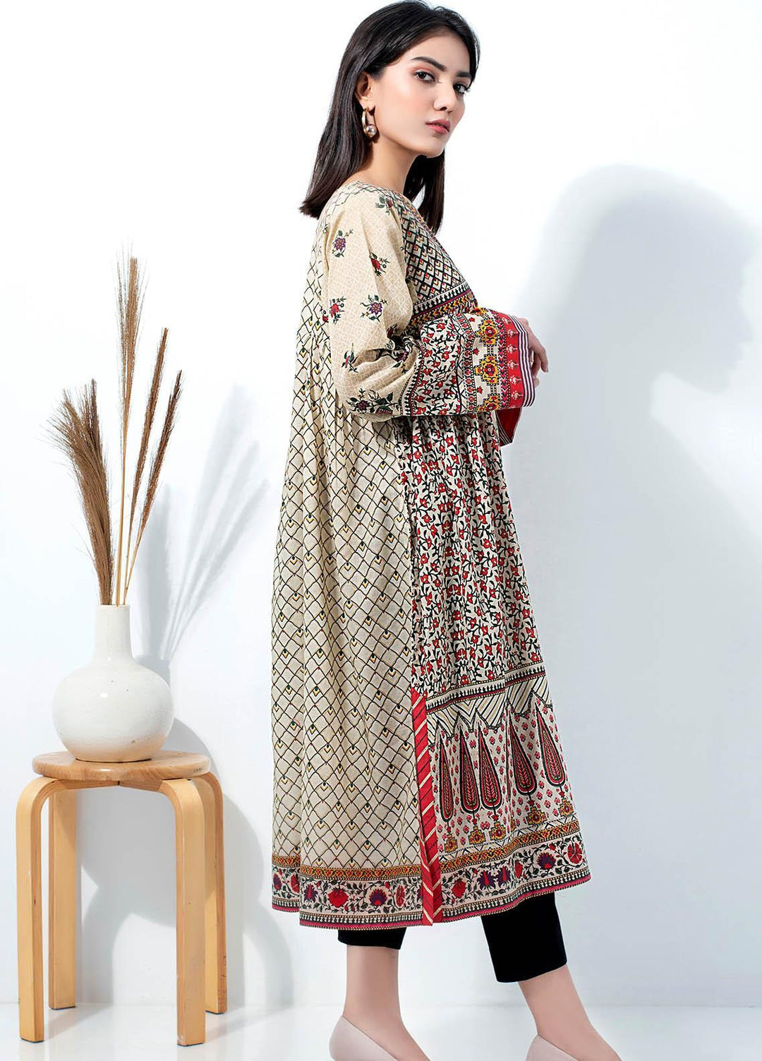 Lakhany Printed Lawn  Unstitched Kurties LSM21SP PK-2132 - Summer Collection