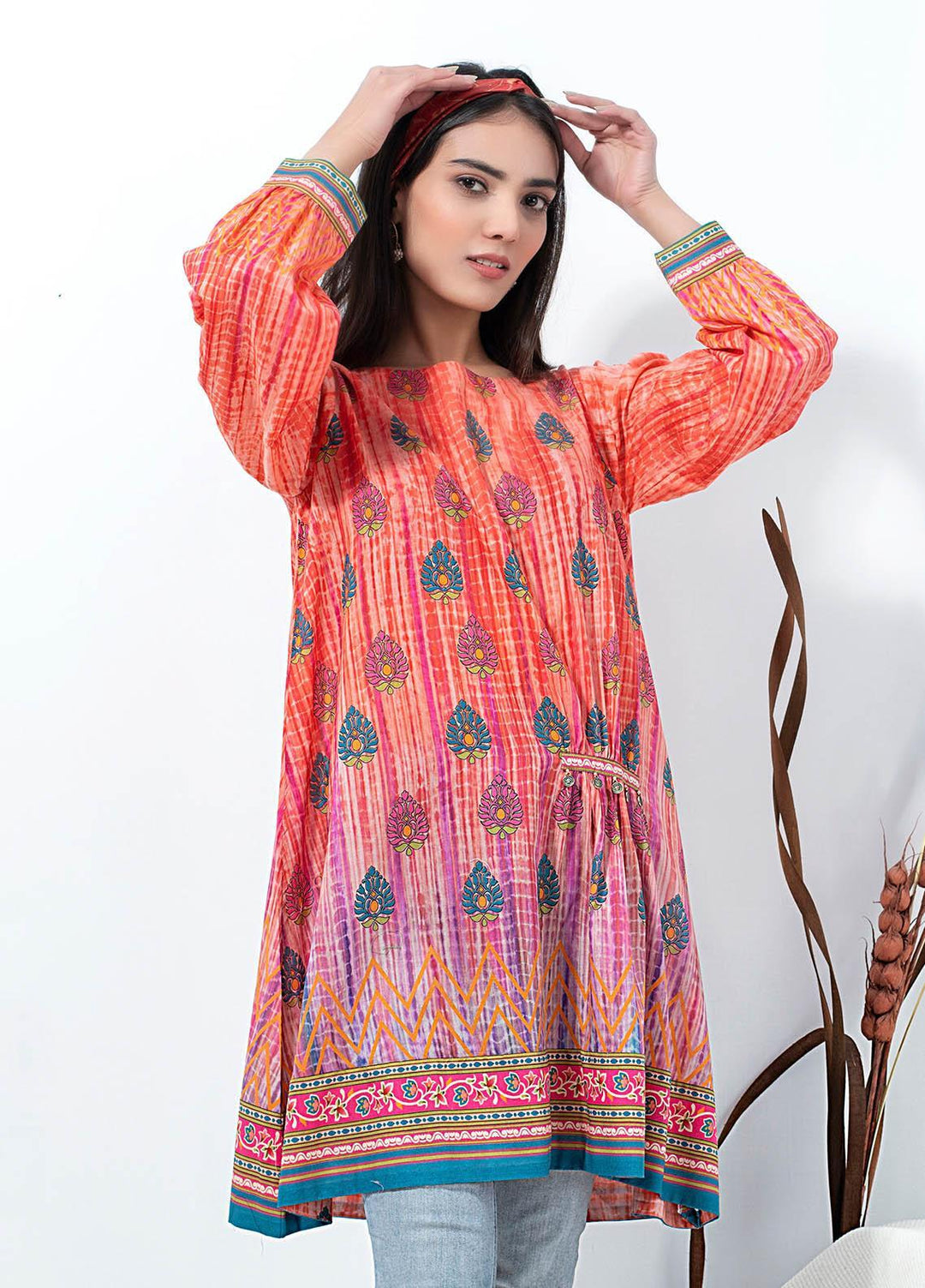 Lakhany Printed Lawn  Unstitched Kurties LSM21SP PK-2138 - Summer Collection