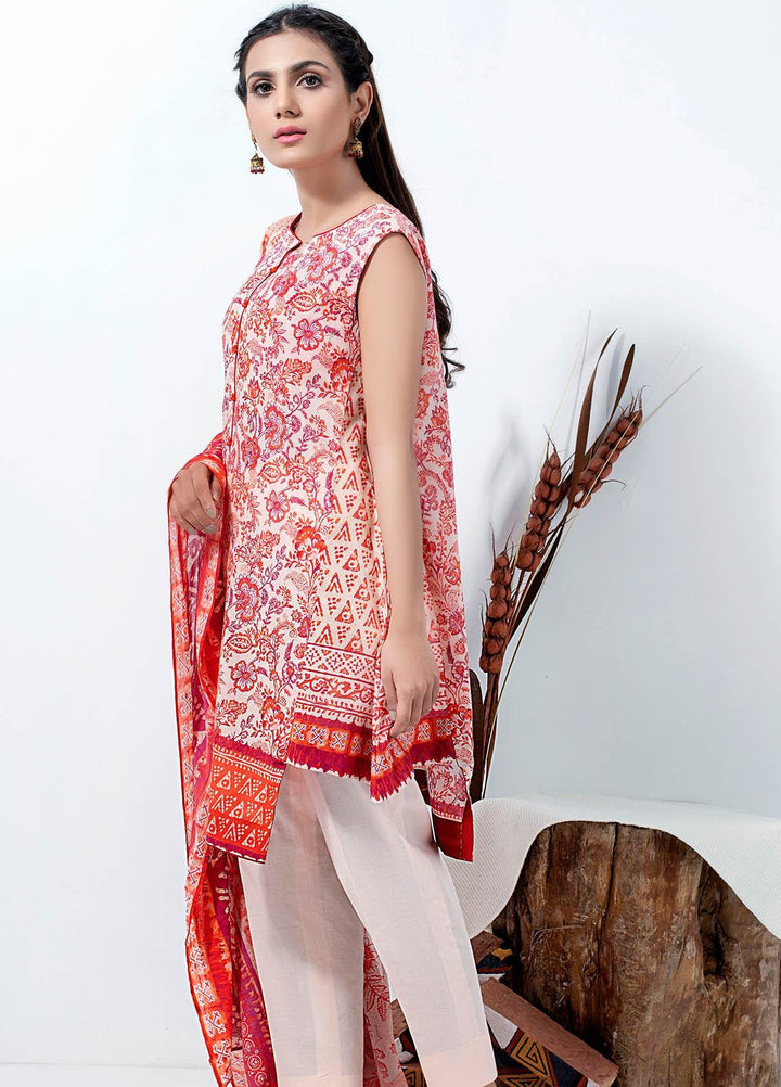 Lakhany Printed Lawn Suits Unstitched 3 Piece LSM21SP PL-2165 - Summer Collection